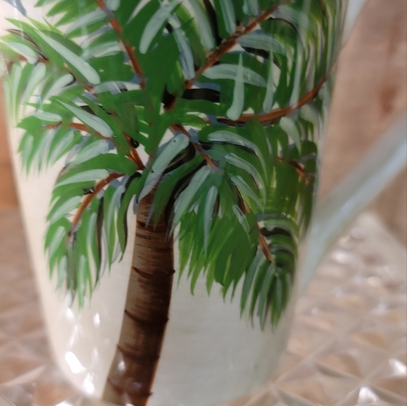 Palm Island Teapot and Cups. Palm Island Cream by FLORIDA MARKETPLACE - Picture 8 of 13